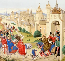 Ingresso della regina Isabeau di Baviera a Parigi, 20 giugno 1389, da 